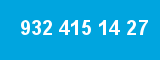 932 415 14 27 932 415 14 27